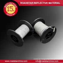 Flexible safety PE reflective thread